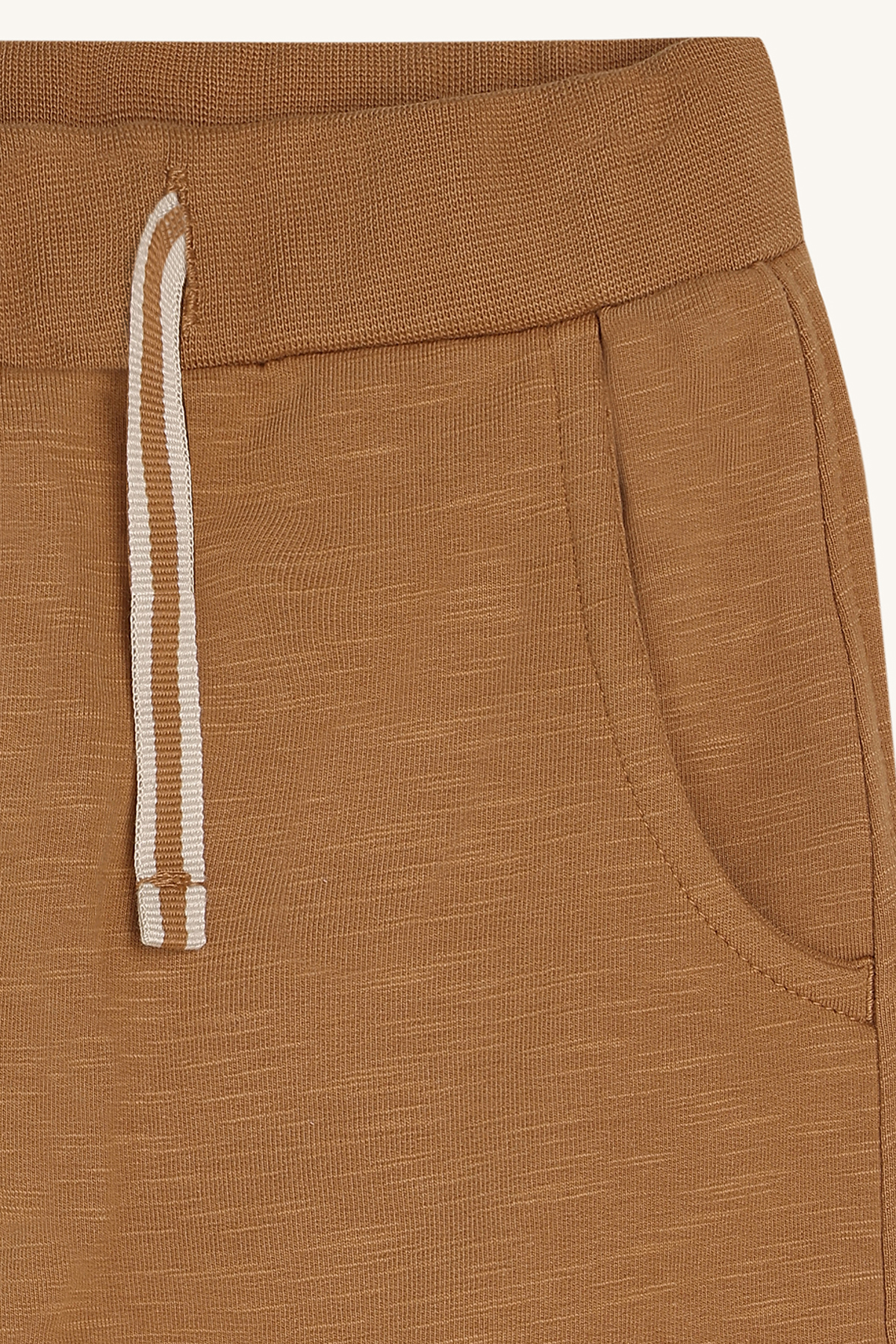 Hust & Claire HCGeorgey Solid Brushed Jogginghose – Streifenhörnchen-Braun – Bild 3