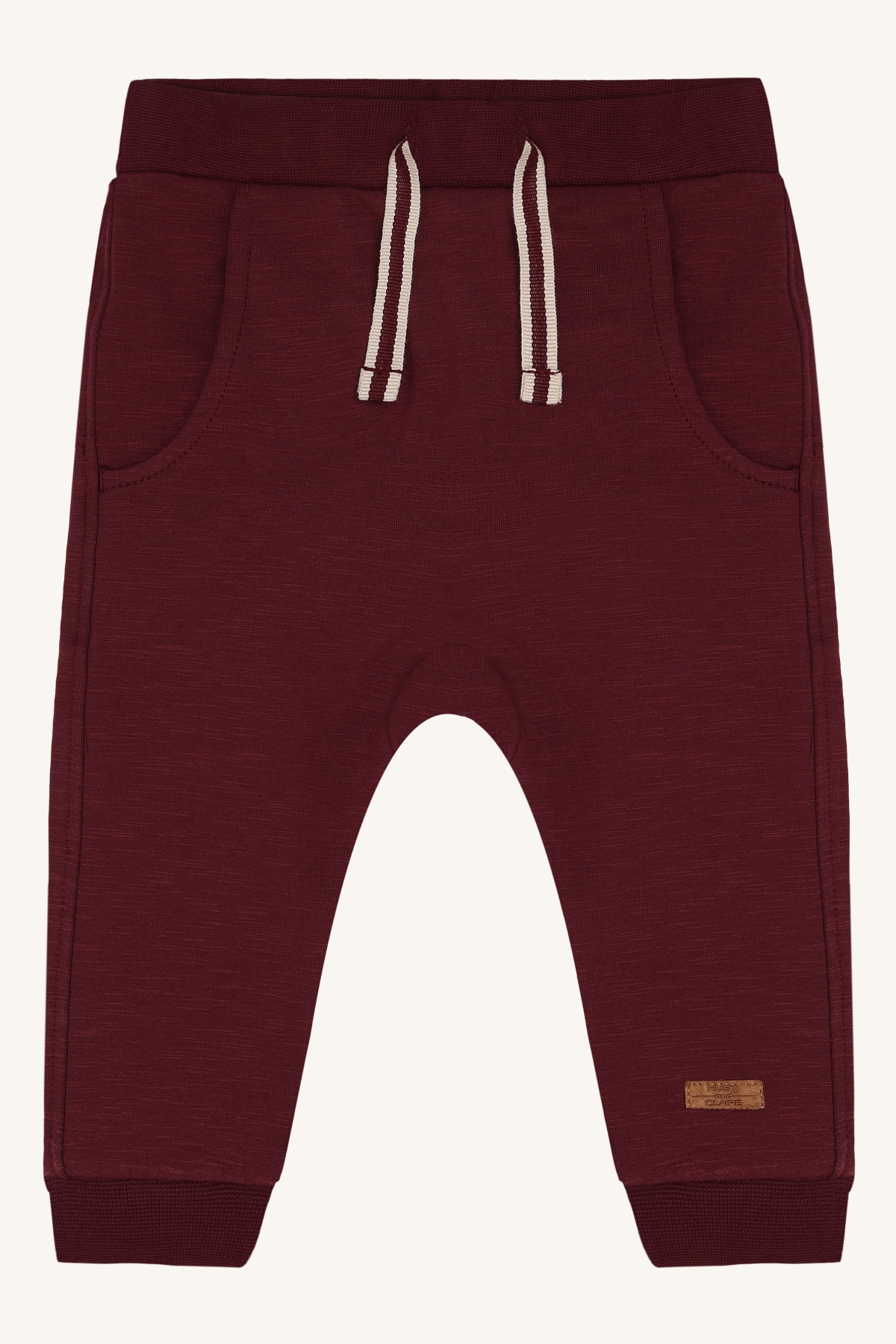 Hust & Claire HCGeorgey Solid Brushed Jogginghose – Rotbraun