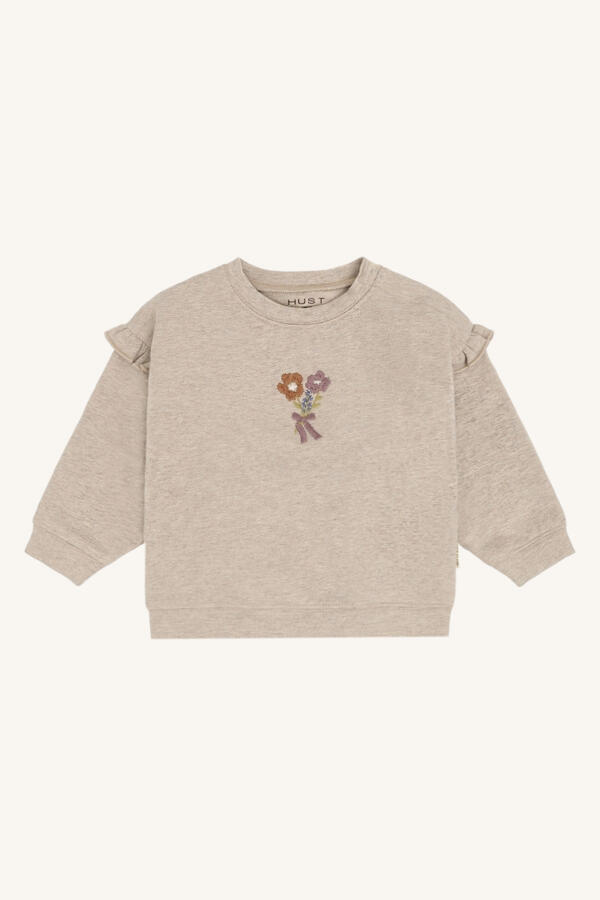 Hust & Claire HCSara bouquet Sweatshirt – Biskuit