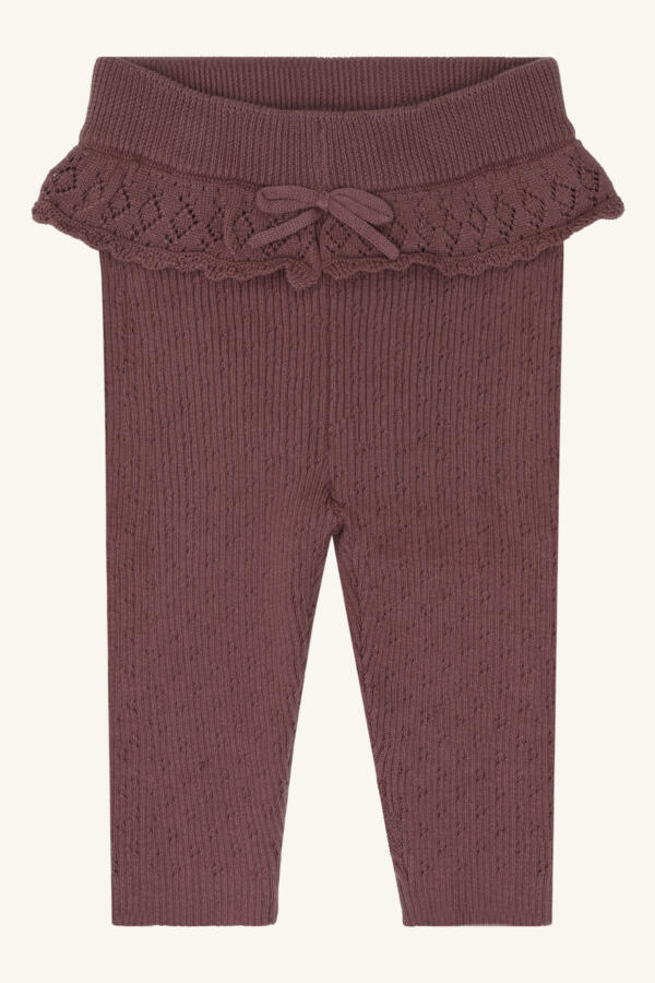 Hust & Claire HCLisa knit rib Leggings – Pflaume