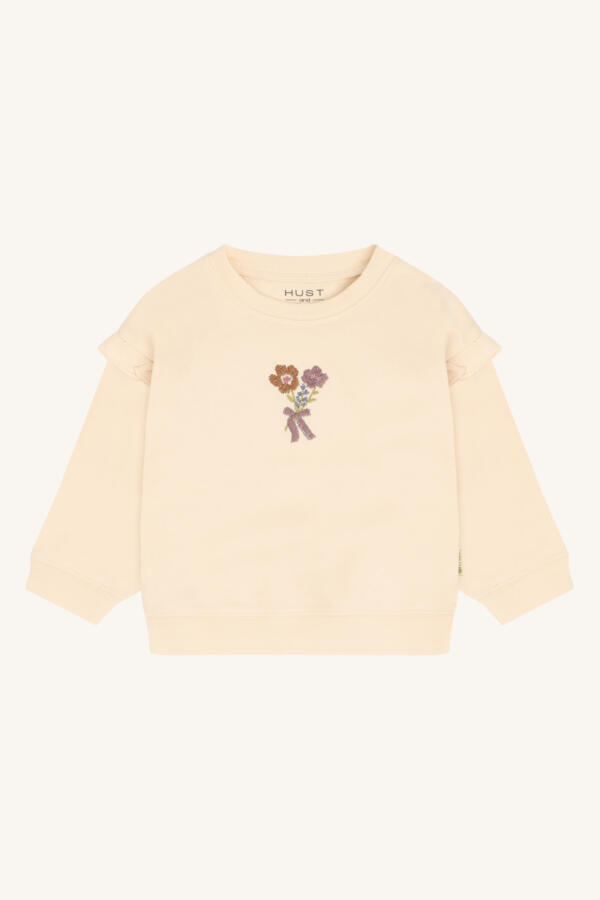 Hust & Claire HCSara bouquet Sweatshirt – Vanille