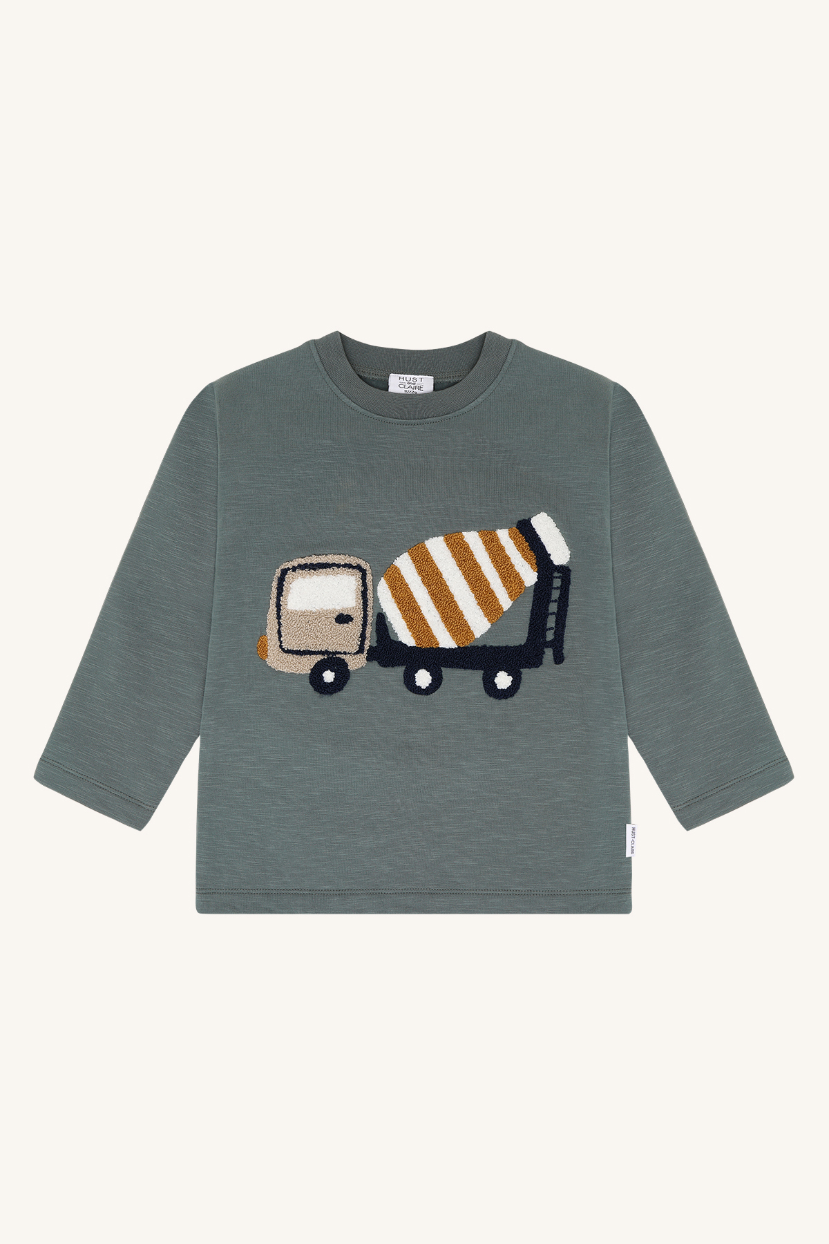 Hust & Claire HCSejer Mixer Truck Langarmshirt – Balsamgrün