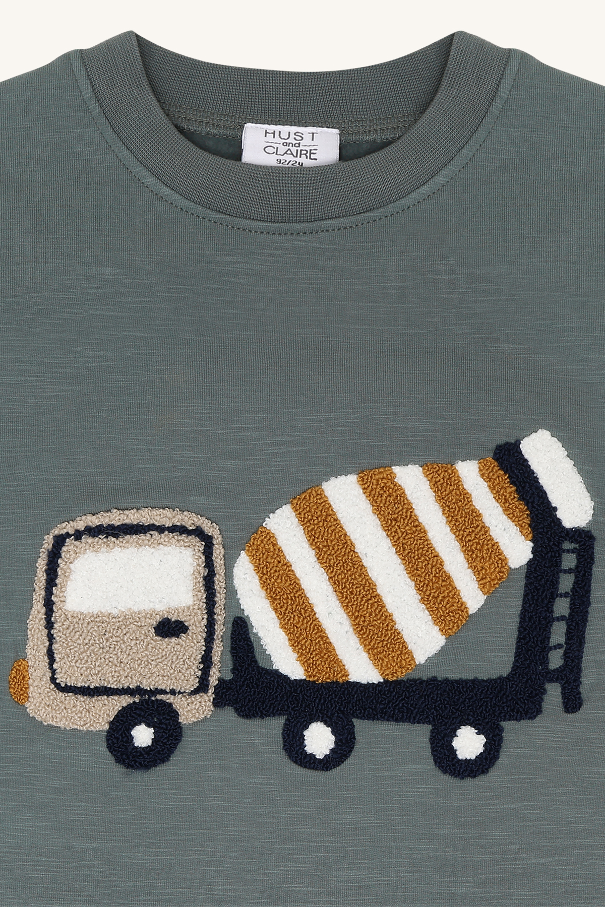 Hust & Claire HCSejer Mixer Truck Langarmshirt – Balsamgrün – Bild 3