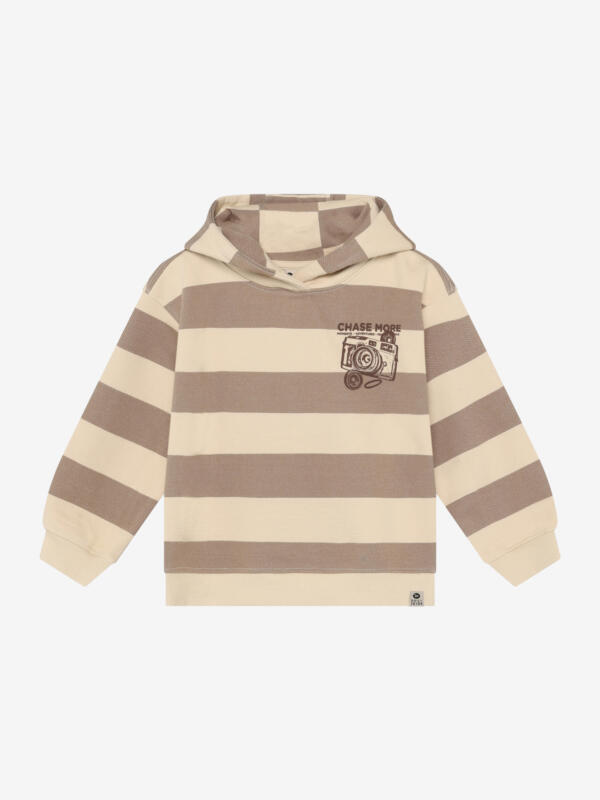Daily Seven - Oversized Hoodie Backprint 920455 - 2745 - Plaza Taupe