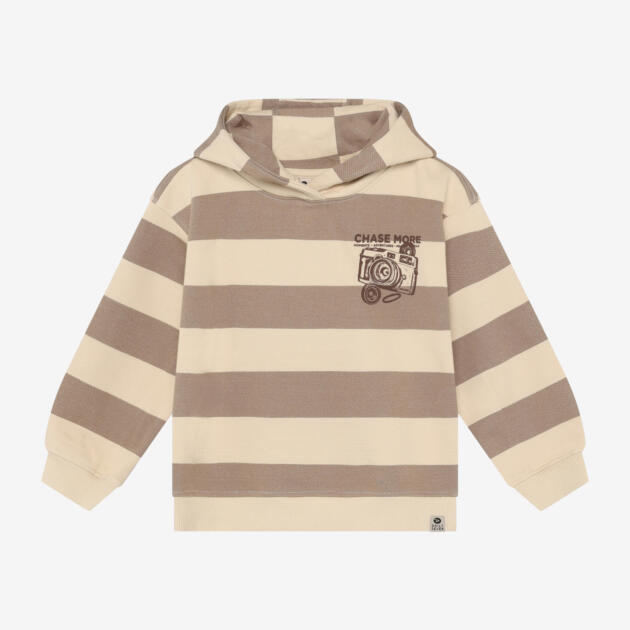 Daily Seven - Oversized Hoodie Backprint 920455 - 2745 - Plaza Taupe