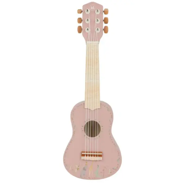 Little Dutch HOLZGITARRE - ROSA - SAFARI FRIENDS