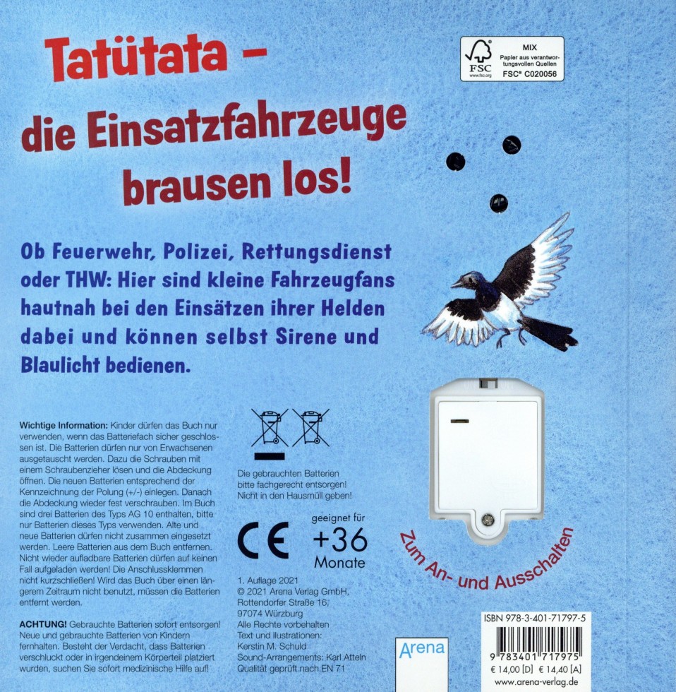 Kerstin M. Schuld - Unterwegs mit Feuerwehr, Polizei und Co. Mit Blink-Blaulicht und Sirene – Bild 2