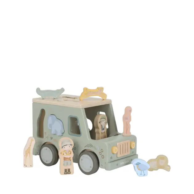 Little Dutch SHAPE SORTER SAFARI CAR