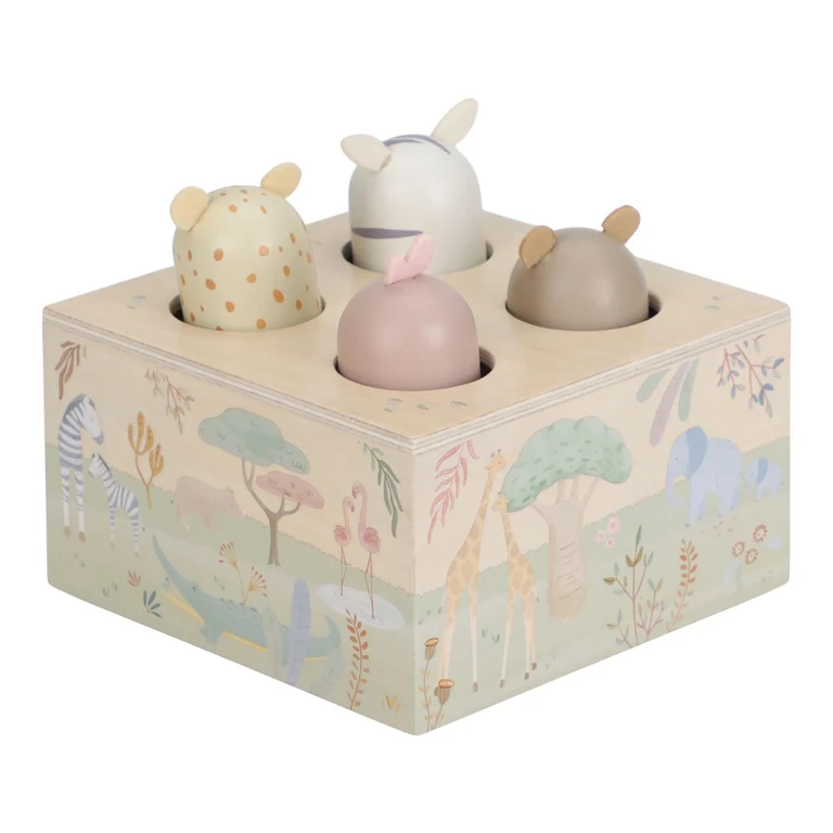 Little Dutch Safari Friends Wooden Pop-up - Green – Bild 2