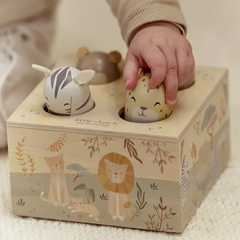 Little Dutch Safari Friends Wooden Pop-up - Green – Bild 3