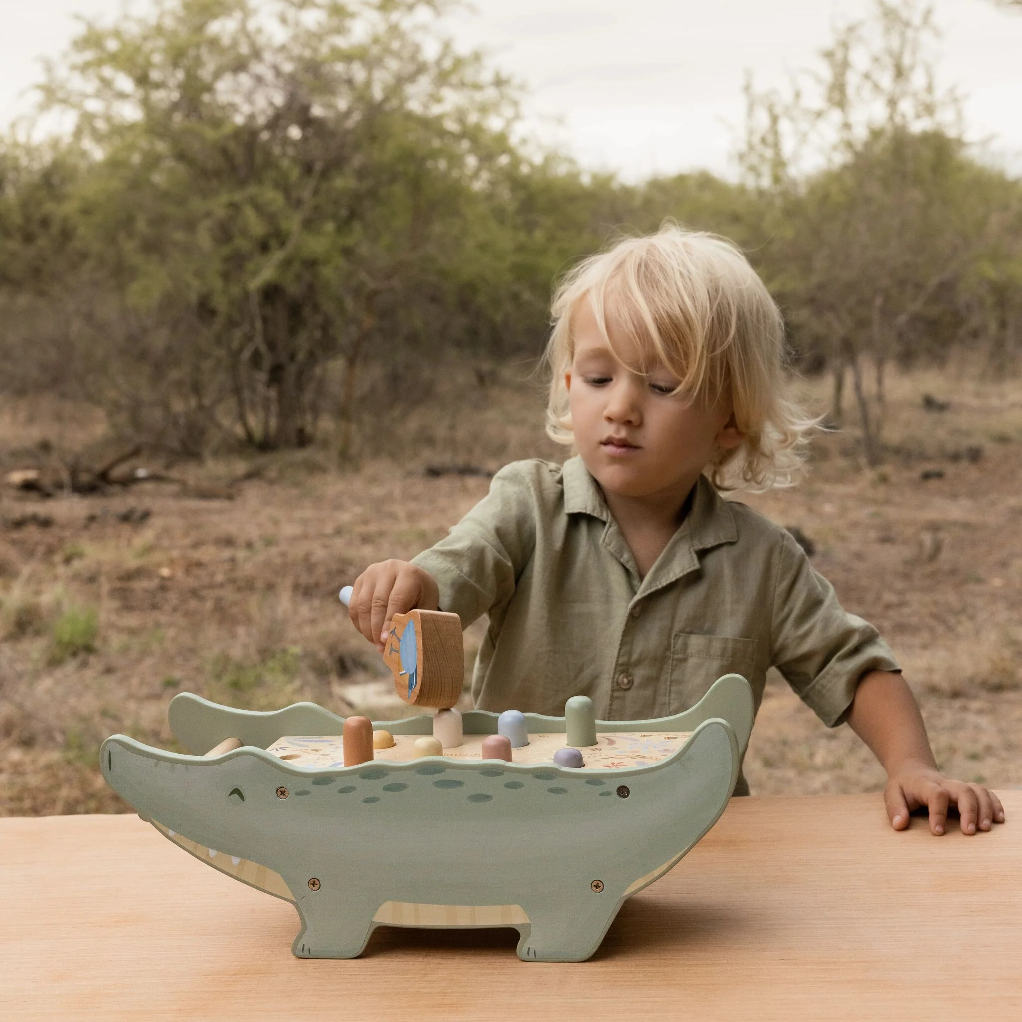 Little Dutch SAFARI FRIENDS Hammerbank – Bild 3