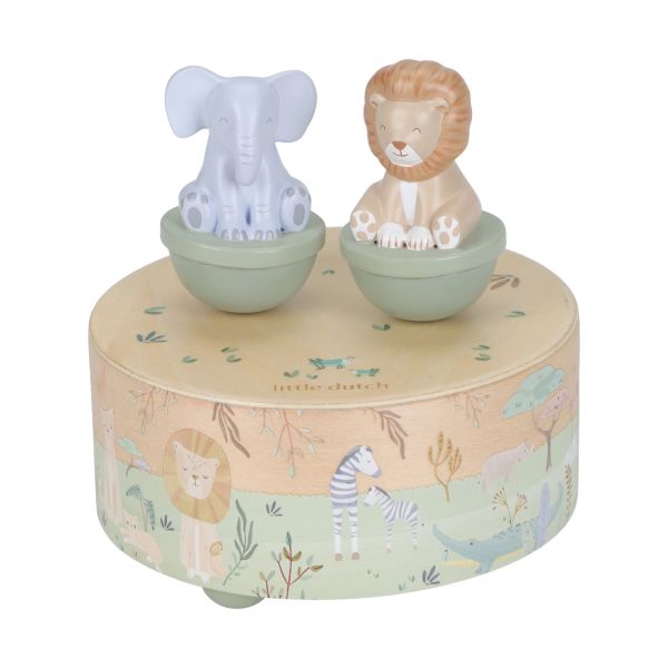 Little Dutch Safari Friends Holz Spieluhr