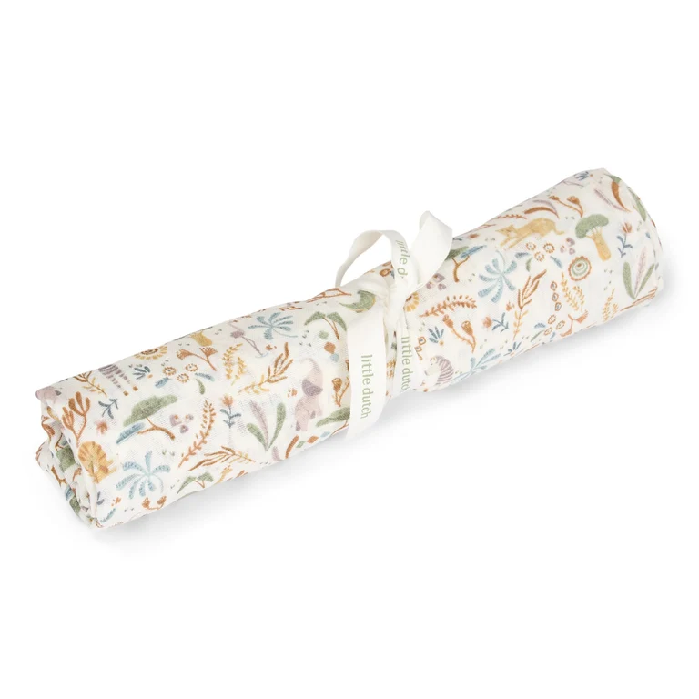 Little Dutch Musselintuch – 120 x 120 – Safari Wonders