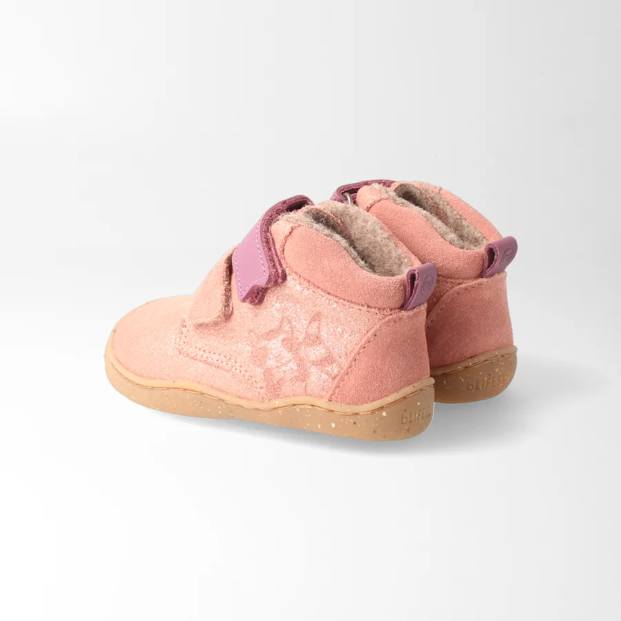 bLIFESTYLE Barfußschuh streifenhörnchenSTYLE BABY altrosa – Bild 4
