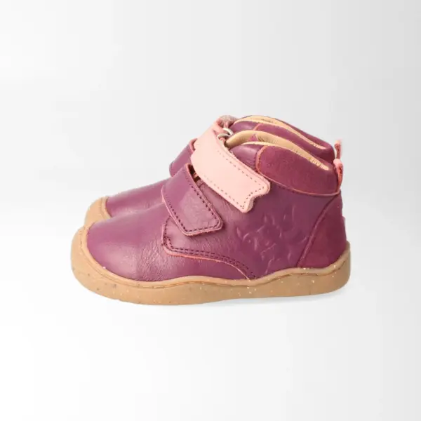 bLIFESTYLE Barfuß-Halbschuh, Lauflerner streifenhörnchenSTYLE BABY beere
