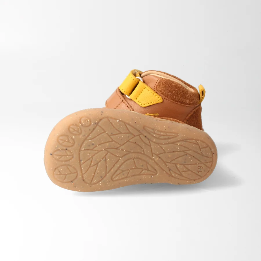 bLIFESTYLE Barfuß-Halbschuh, Lauflerner streifenhörnchenSTYLE BABY haselnuss – Bild 2