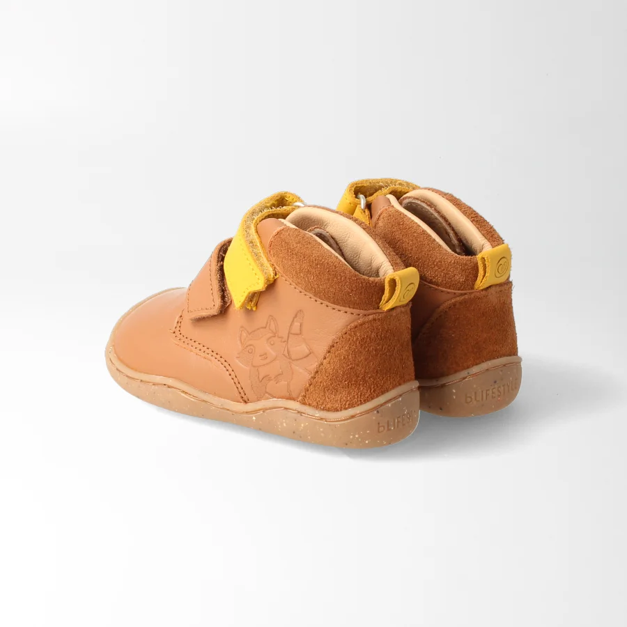 bLIFESTYLE Barfuß-Halbschuh, Lauflerner streifenhörnchenSTYLE BABY haselnuss – Bild 3