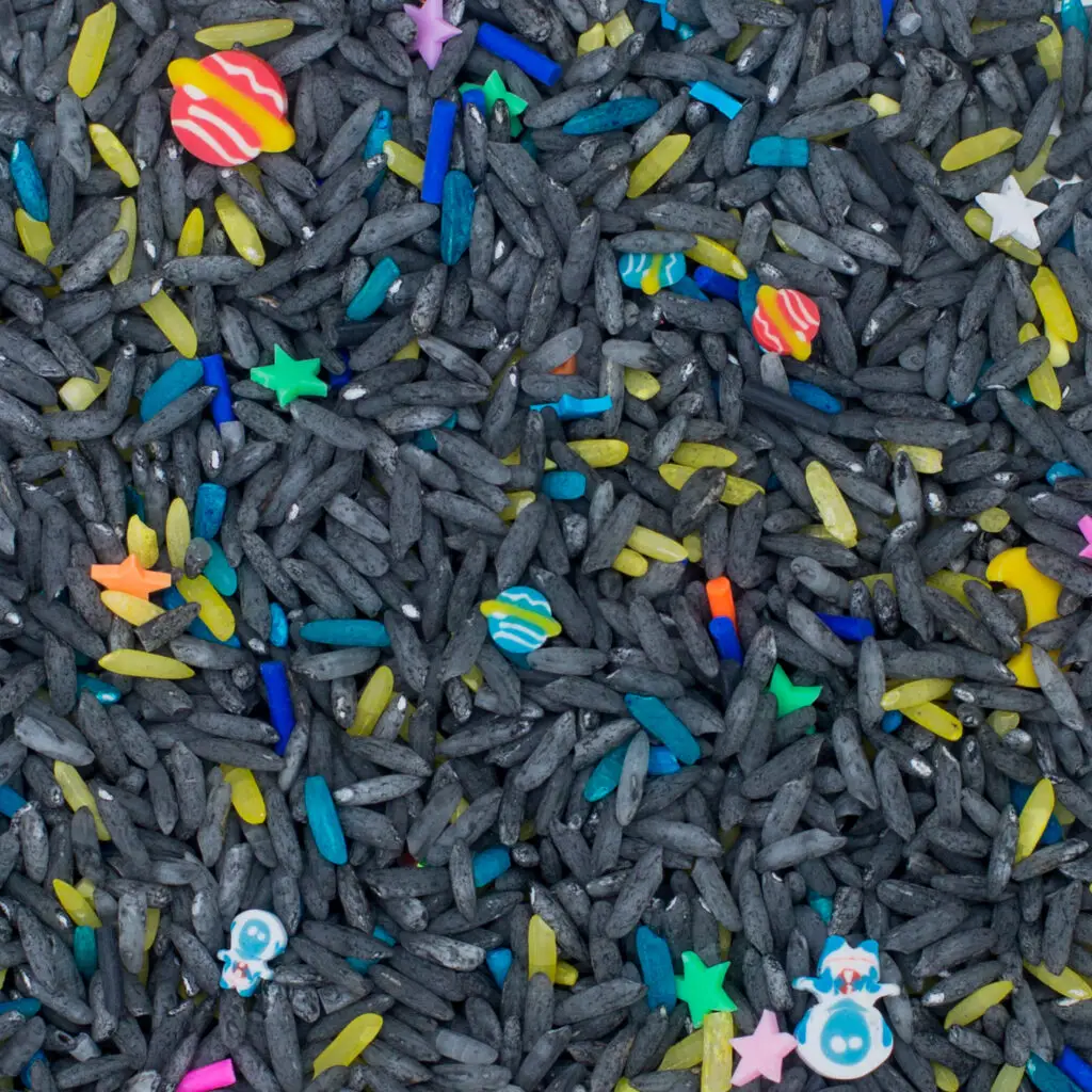 Leukmetletters - Spielreis – Weltraum-Mix 400g – Bild 2
