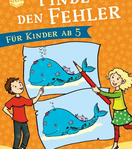 Finde den Fehler. Für Kinder ab 5