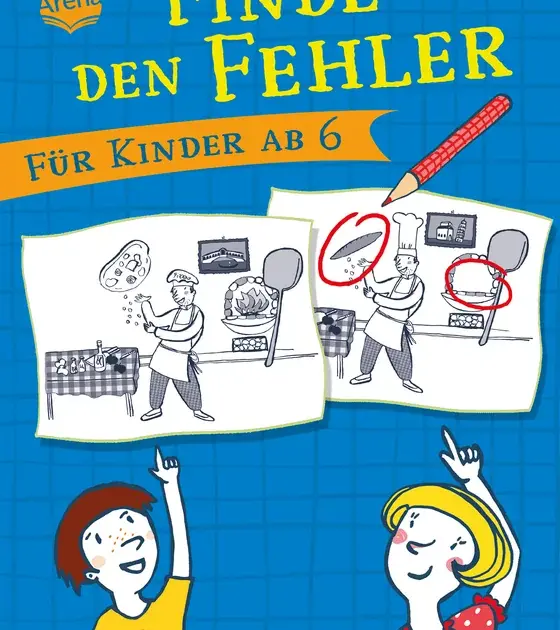 Finde den Fehler. Für Kinder ab 6