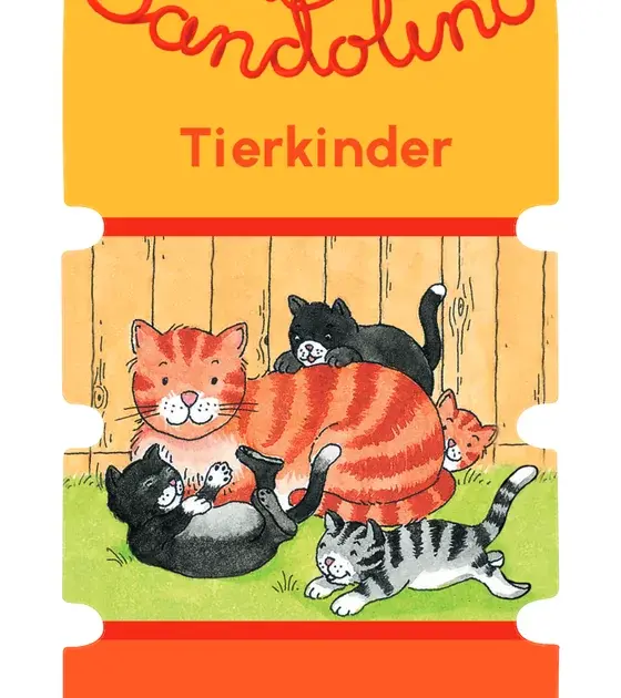 Mini Bandolino. Tierkinder - Lernspiel mit Lösungskontrolle für Kinder ab 3 Jahren
