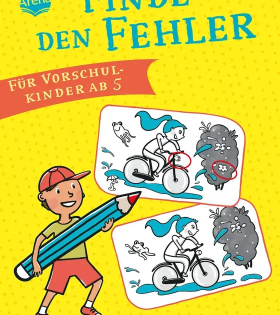 Finde den Fehler für Vorschulkinder ab 5