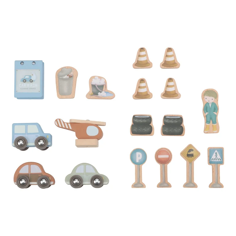 Little Dutch Parkhaus aus Holz – Blau – Bild 6