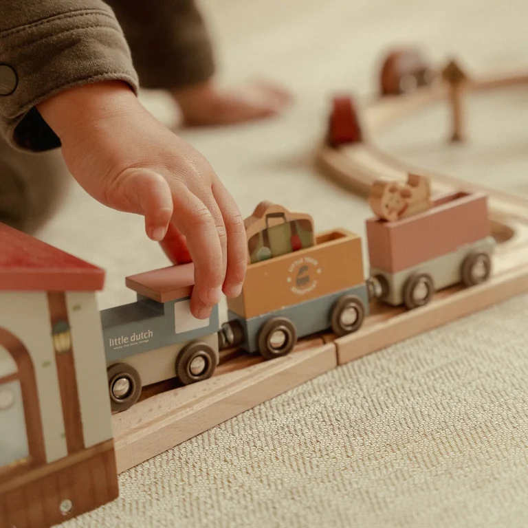 Little Dutch Holzeisenbahn-Schienen – XL – Bild 6