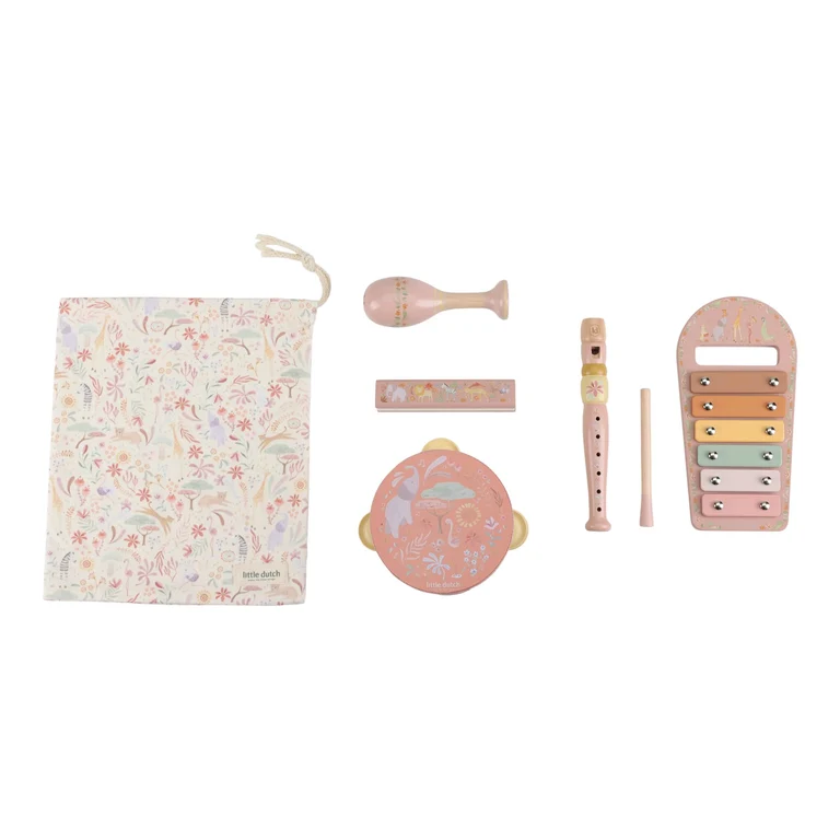 Little Dutch Musik-Set – Pink – Safari-Freunde – Bild 2