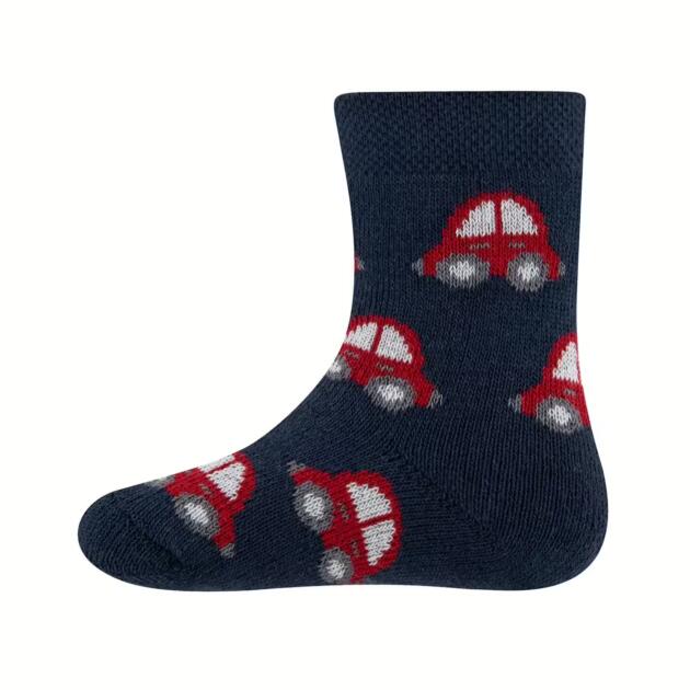 Ewers Thermosocken Baby/Kinder Autos rot/Blau