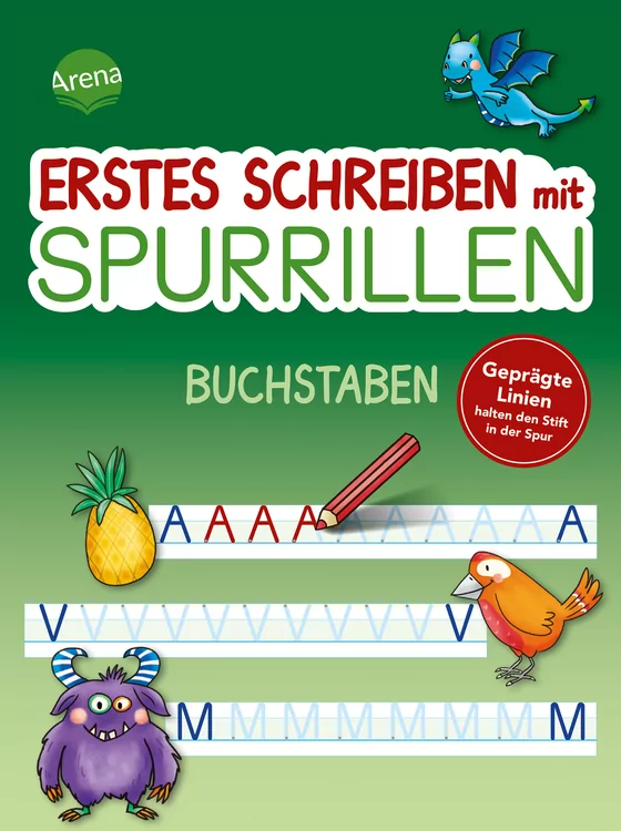 Arena Silke Reimers Erstes Schreiben mit Spurrillen. Buchstaben