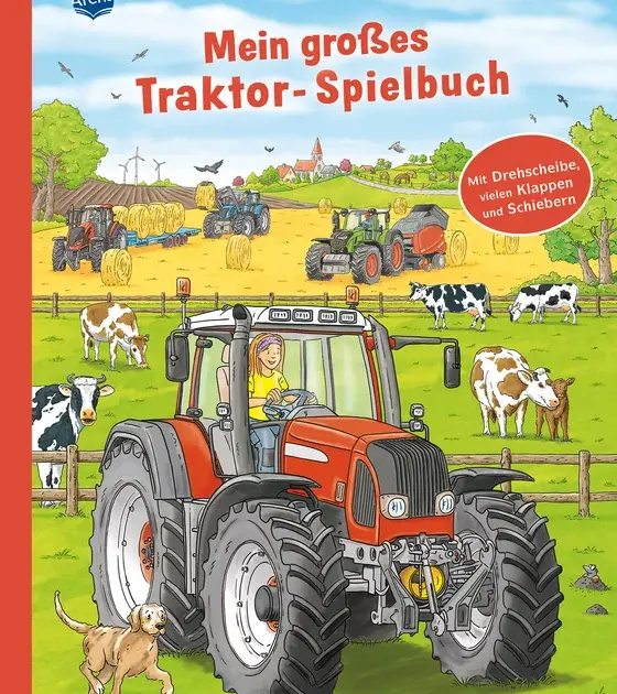 Arena Verlag Franziska Jaekel, Niklas Böwer Mein großes Traktor-Spielbuch. Mit Drehscheibe, vielen Klappen und Schiebern