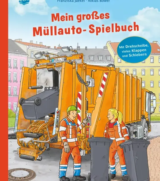 Arena Verlag Mein großes Müllauto-Spielbuch Franziska Jaekel, Niklas Böwer