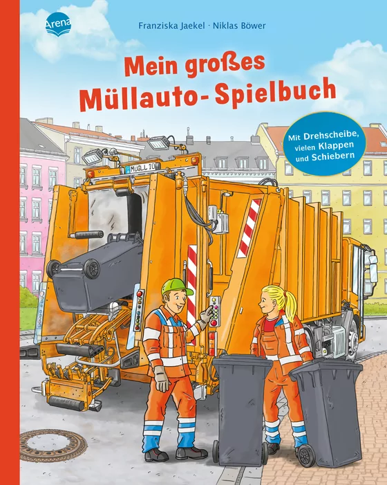 Arena Verlag Mein großes Müllauto-Spielbuch Franziska Jaekel, Niklas Böwer