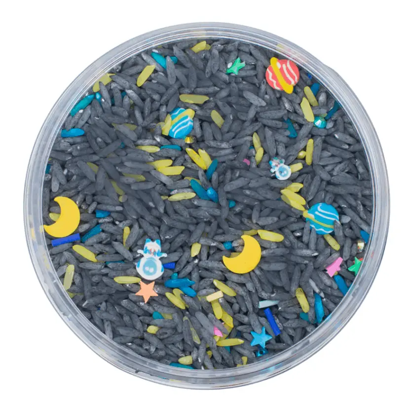 Leukmetletters - Spielreis – Weltraum-Mix 400g – Bild 4